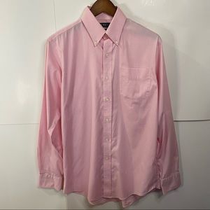 RALPH LAUREN BLACK LABEL PINK SLIM FIT STRETCH DRESS SHIRT MEN'S SZ 15 1/2 34/35